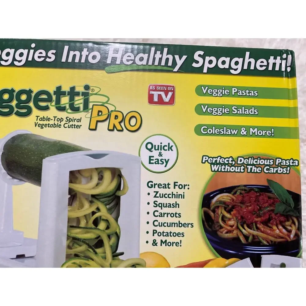 Veggetti Pro Tabletop Spiral Vegetable Cutter NEW